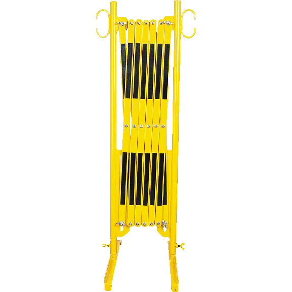 Scherensperre, leicht, gelb/schwarz, stufenlos ausziehbar bis 2m, 6,5kg Scherensperre, leicht, gelb/schwarz, stufenlos ausziehbar bis 2m, 6,5kg-Beschreibung lesen