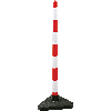 Einzelkettenständer Intern Medi, fluoreszierend rot/weiß, Kunststoff, 900mm Einzelkettenständer Intern Medi, fluoreszierend rot/weiß, Kunststoff, 900mm