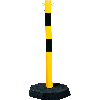 Set von Pfosten mit 10m Stahlkette Set von Pfosten mit 10m Stahlkette