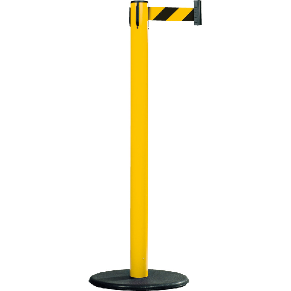 RS-GUIDESYSTEMS Gurtpfosten Indoor, gelb, Kunststoff, Gurt ge/s schraffiert, 50mm, 4m RS-GUIDESYSTEMS Gurtpfosten Indoor, gelb, Kunststoff, Gurt ge/s schraffiert, 50mm, 4m-Beschreibung lesen