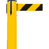 RS-GUIDESYSTEMS Gurtpfosten Indoor, gelb, Kunststoff, Gurt ge/s schraffiert, 50mm, 4m RS-GUIDESYSTEMS Gurtpfosten Indoor, gelb, Kunststoff, Gurt ge/s schraffiert, 50mm, 4m