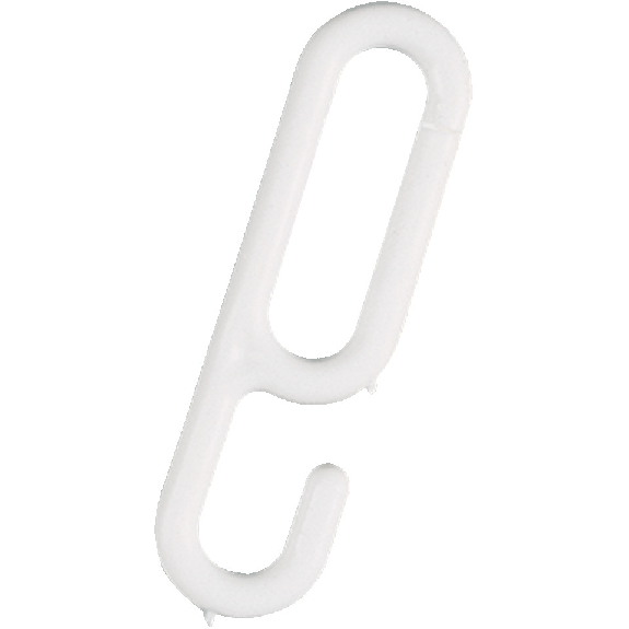 Einhängehaken, weiß, Kunststoff, Ø 6mm, 20/VE Einhängehaken, weiß, Kunststoff, Ø 6mm, 20/VE-Beschreibung lesen