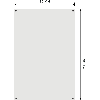 Infektionsschutzscheibe, zum Aufhängen, transparent, Kunststoff, 800x900mm Infektionsschutzscheibe, zum Aufhängen, transparent, Kunststoff, 800x900mm
