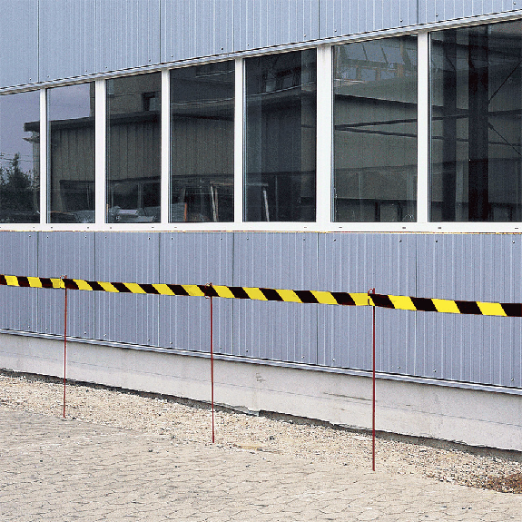 Absperrband Super, gelb/schwarz schraffiert, Polyethylen, 80mm, 500m/Rolle, ASR A1.3 Absperrband Super, gelb/schwarz schraffiert, Polyethylen, 80mm, 500m/Rolle, ASR A1.3-Beschreibung lesen
