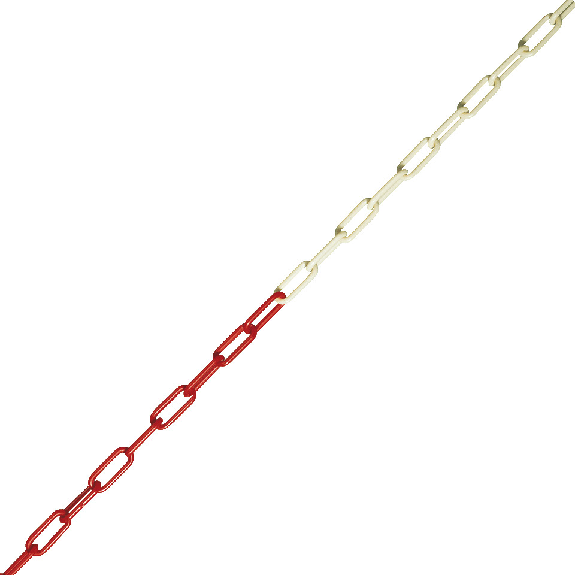 PERMALIGHT plus Absperrkette, rot/lang nachleuchtend, Kunststoff, Ø 6mm, DIN 67510-Beschreibung lesen