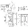 Charnière de sécurité 2O+1F, 4° (PROFIL45), 2xM20 - TESZ1102/S/45 M (INTER SEUL)
