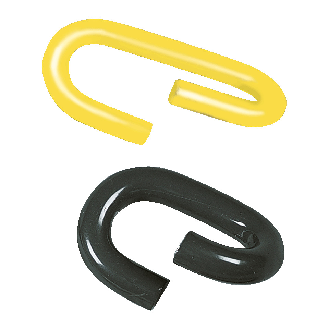 Verbindungsglieder, gelb/schwarz, Stahl, Ø 6mm, 20/VE-Beschreibung lesen
