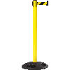 RS-GUIDESYSTEMS Gurtpfosten Outdoor, gelb, Kunststoff, Ø 65mm, Gurt ge/s, 50mm, 4m