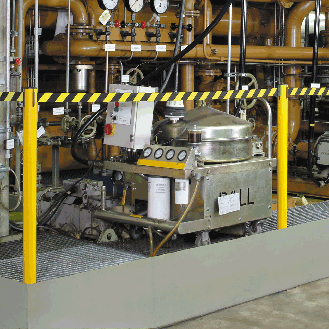 RS-GUIDESYSTEMS Gurtpfosten Outdoor, gelb, Kunststoff, Ø 65mm, Gurt ge/s, 50mm, 4m-Beschreibung lesen