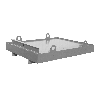 Containerwanne CW 1, 880l, Mausgrau