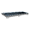 Regalwanne mit PE-Einsatz RW 3300-1 PE, lackiert, Mausgrau Regalwanne mit PE-Einsatz RW 3300-1 PE, lackiert, Mausgrau