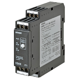 Relais de surveillance de séquence de phases, perte de phase et temp. - K8AK-PT1 100-240VAC-Lire la description