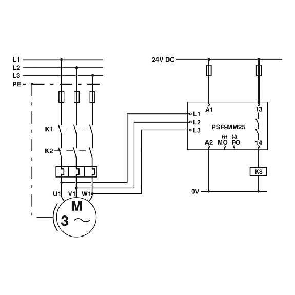 Relais de sécurité surveillance de vitesse nulle 1NO 2DO 24VDC - PSR-MM25-1NO-2DO-24DC-SP Relais de sécurité surveillance de vitesse nulle 1NO 2DO 24VDC - PSR-MM25-1NO-2DO-24DC-SP-Lire la description