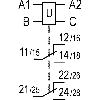 Relais de prot voltmétrique, 24-240VAC, 50/60 Hz, 24-240VDC - EMR6-VM600-A-1