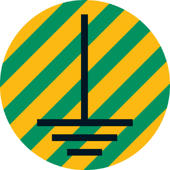 Leiterkennzeichen Schutzleiter Erde, RoHS-konform, Folie, Ø 12,5mm, 500/Rolle, DIN EN 60445 / IEC 60417 Leiterkennzeichen Schutzleiter Erde, RoHS-konform, Folie, Ø 12,5mm, 500/Rolle, DIN EN 60445 / IEC 60417-Beschreibung lesen