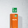 Rettungszeichen Krankentrage, Folie, selbstklebend, 200x200mm, ASR A1.3, DIN EN ISO 7010 E013 Rettungszeichen Krankentrage, Folie, selbstklebend, 200x200mm, ASR A1.3, DIN EN ISO 7010 E013