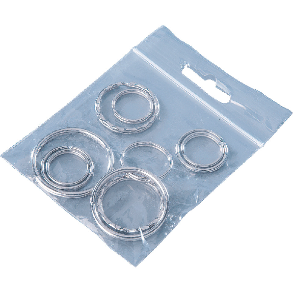 Schlüsselringe, silber, Stahl, Ø 30mm, 10/VE-Beschreibung lesen