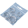 Schlüsselringe, silber, Stahl, Ø 30mm, 10/VE Schlüsselringe, silber, Stahl, Ø 30mm, 10/VE