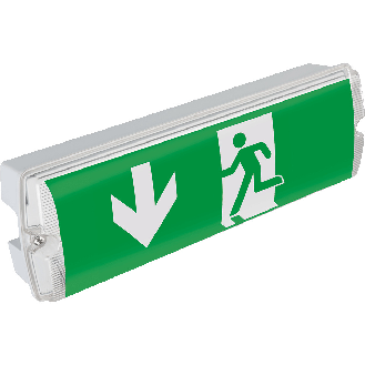 b-lite LED-Sicherheits- und Rettungszeichenleuchte V-Lux Standard, 352x110x64mm-Beschreibung lesen
