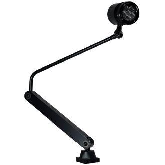 Lampe LED à bras articulé IP67 6 LED 40° 12W 24VDC DIMMER - SR0621BL5-Lire la description