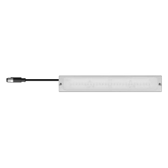 Lampe linéaire 265mm LED RGBW 120° 11W 24VDC IP68 M12 5P+C3m - EY0251S02-Lire la description