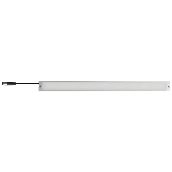 Lampe linéaire 480mm LED 120°, 10 W, 24 Vdc, IP67, M12 3P+C0.3m - EY0221E03-Lire la description