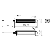 Lampe 321mm LED 120° 13W 24VDC IP67 Câble 3m - TA0221S03W Lampe 321mm LED 120° 13W 24VDC IP67 Câble 3m - TA0221S03W