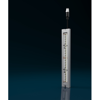 Lampe linéaire 480mm LED RGBW 120° 22W 24VDC IP68 M12 5P+C3m - EY0451S02-Lire la description