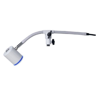 Lampe bras 400mm, LED 40°, 3W, 230Vac, Gris clair - NA0322S02-Lire la description