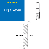 CMW - Disque pré alésé - Acier - Double denture - 12B2 - 19 dents - Pas de 19,05 mm avec alésage de 16  mm