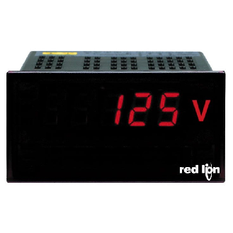 Indicateur de tension AC (600V) 3digits 14mm rouge, 100-230Vac - PAXLHV00-Lire la description