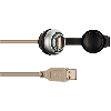 Passage de cloison MSDD USB 3.0 forme A avec câble - 2m - 4000-73000-0180000 | MSDD Passage de cloison MSDD USB 3.0 forme A avec câble - 2m - 4000-73000-0180000 | MSDD