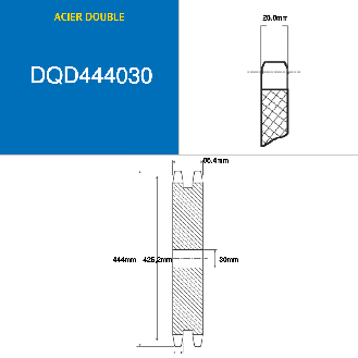 CMW - Disco prealesato - Acciaio - Doppio ingranaggio - 28B2 - 30 denti - passo 50,8 mm con foro da 30 mm-Leggi tutto