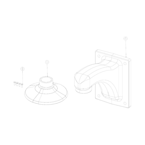 DH-PDST-01 FLIR, Pendant Mount Kit, für FLIR SAROS DH-PDST-01 FLIR, Pendant Mount Kit, für FLIR SAROS-Beschreibung lesen