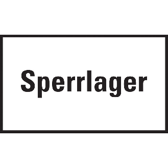 Hinweisschild Sperrlager, Kunststoff, 200x300mm-Beschreibung lesen