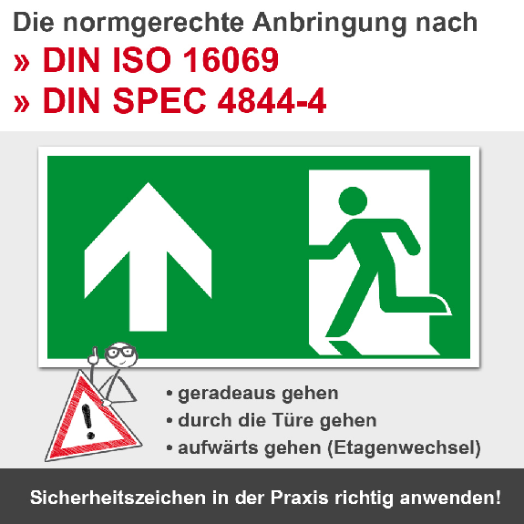 Rettungszeichen Rettungsweg geradeaus, Kunststoff, 300x150mm, ASR A1.3, DIN EN ISO 7010 Rettungszeichen Rettungsweg geradeaus, Kunststoff, 300x150mm, ASR A1.3, DIN EN ISO 7010-Beschreibung lesen