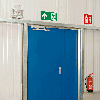 Rettungszeichen Rettungsweg geradeaus, Kunststoff, 300x150mm, ASR A1.3, DIN EN ISO 7010