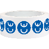 CE-Zeichen, RoHS konform, rund, blau/weiß, Folie, selbstklebend, Ø 20mm, 1000/Rolle CE-Zeichen, RoHS konform, rund, blau/weiß, Folie, selbstklebend, Ø 20mm, 1000/Rolle