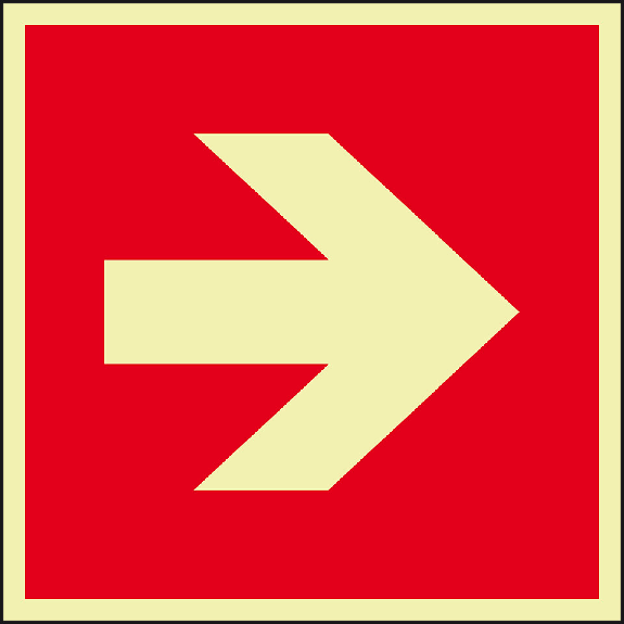 PERMALIGHT power langnachleuchtend Brandschutzschild Richtungsangabe, ASR/ISO, Kunststoff, 200x200mm PERMALIGHT power langnachleuchtend Brandschutzschild Richtungsangabe, ASR/ISO, Kunststoff, 200x200mm-Beschreibung lesen
