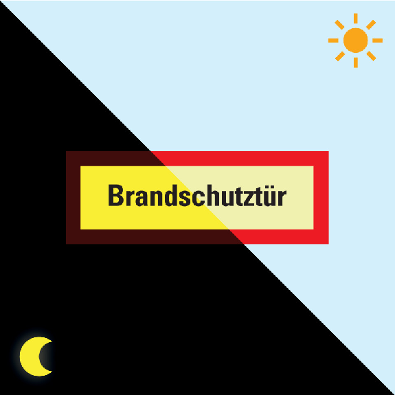 PERMALIGHT power langnachleuchtend Feuerwehrschild Brandschutztür.., Folie, selbstklebend, 210x74mm PERMALIGHT power langnachleuchtend Feuerwehrschild Brandschutztür.., Folie, selbstklebend, 210x74mm-Beschreibung lesen