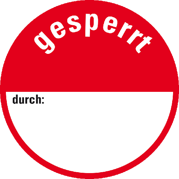 Klebepunkte für Qualitätskontrolle gesperrt, Folie, selbstklebend, Ø 30mm, 18/Bogen Klebepunkte für Qualitätskontrolle gesperrt, Folie, selbstklebend, Ø 30mm, 18/Bogen-Beschreibung lesen
