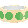 Markierungspunkt, blanko, grün, Haftpapier, ablösbar, Ø 37mm, 500/Rolle Markierungspunkt, blanko, grün, Haftpapier, ablösbar, Ø 37mm, 500/Rolle
