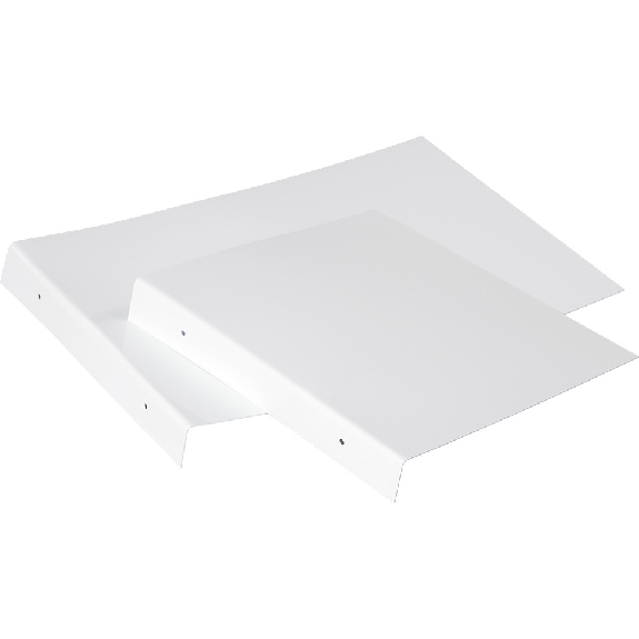 Fahnenschild für Lagerplatzkennzeichnung, blanko, Kunststoff, 230x250mm-Beschreibung lesen
