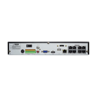 Netzwerk Video Rekorder 8x IP PoE, H.265, HDMI, VGA, 1xSATA, ohne HDD-Beschreibung lesen