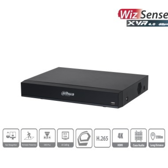 Dahua - XVR7104H-4K-I3 - XVR - 4 Kanal - SMD, - 4 Kanal / WizSense/4K - H.265+/H.265/H.264+/H.264/AI Codec - HDCVI/ AHD-Beschreibung lesen