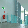 Rettungszeichen Rettungsweg rechts abwärts, Kunststoff, 300x150mm, ASR A1.3, DIN EN ISO 7010 E002 Rettungszeichen Rettungsweg rechts abwärts, Kunststoff, 300x150mm, ASR A1.3, DIN EN ISO 7010 E002