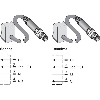Rideau d'automatisation H=0120mm Rés=40mm P=1,5m PNP / M08 4P+C - SPL-F120PPS1W04