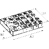 Cube67 Module d'extension IP67, DIO16 - 1.6A DO16 - 2A (E) - 16×M12 - 56641 | Cube67 DIO16 DO16 E 16xM12