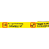 Warnband Transport-Sicherung, gelb/schwarz, Polypropylen, 50mmx66m, 6 Rollen/VE Warnband Transport-Sicherung, gelb/schwarz, Polypropylen, 50mmx66m, 6 Rollen/VE