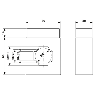 Transformateur de courant 80 A AC / 5 A AC, Classe 1, 1,25 VA - PACT MCR-V2-3015- 60-  80-5A-1-Lire la description